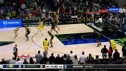 《NBA全场集锦》扛起球队进攻重任！西亚卡姆开局里突外投连得五分