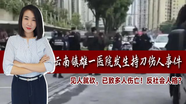 见人就砍!云南镇雄发生持刀伤人事件,致多人伤亡,反社会人格?