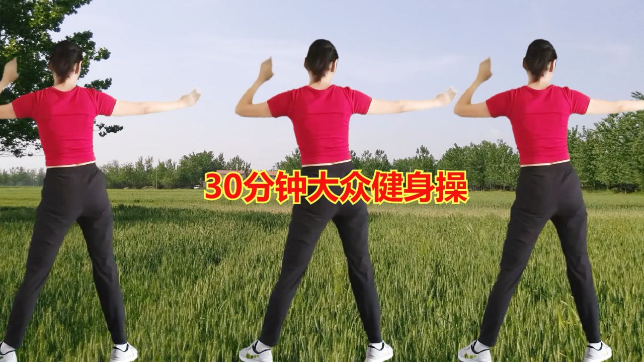 30分钟大众有氧健身操,瘦腰腹,瘦肚子,练成小蛮腰_高清1080P在线观看平台_腾讯视频