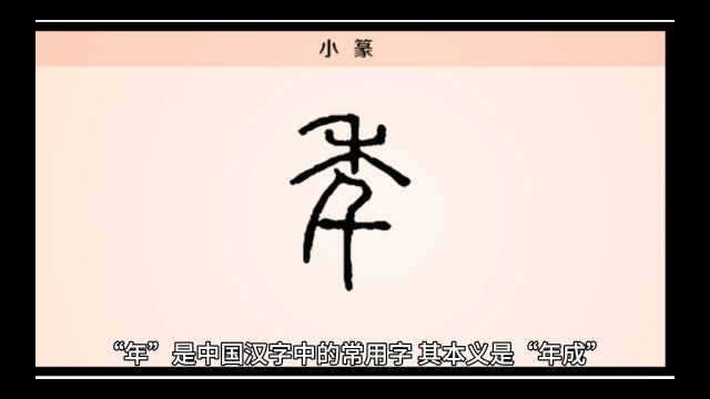 “年”的来历