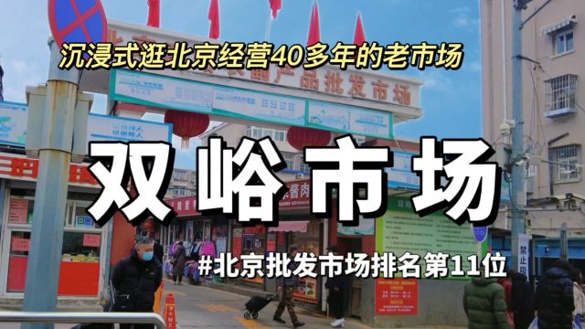 北京经营40多年的宝藏农贸市场,号称西郊菜篮子,浓浓的烟火气!