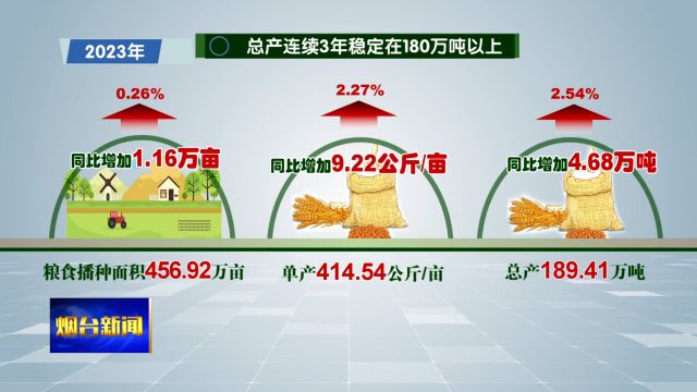 189.41万吨!烟台粮食产量再创新高