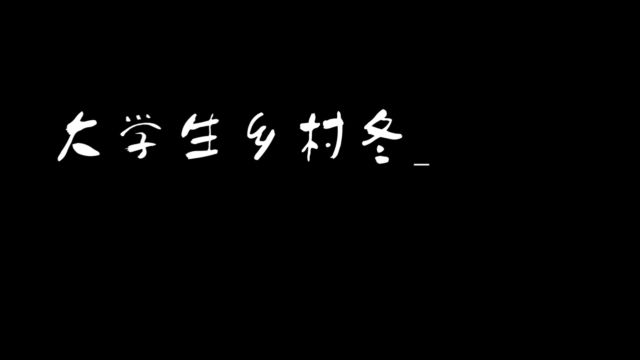 微光炬火支教队乡村冬令营