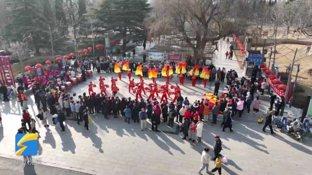 潍坊昌乐:民俗活动精彩上演 “文化盛宴”陪您欢度春节