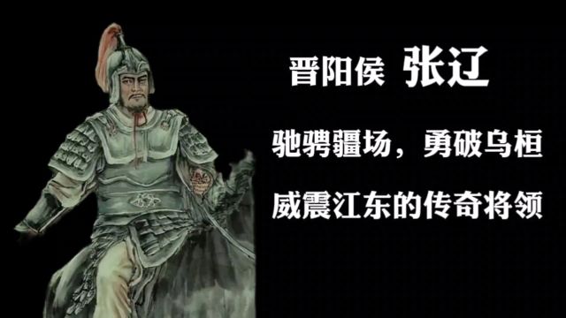 张辽:驰骋疆场,勇破乌桓,威震江东的传奇将领