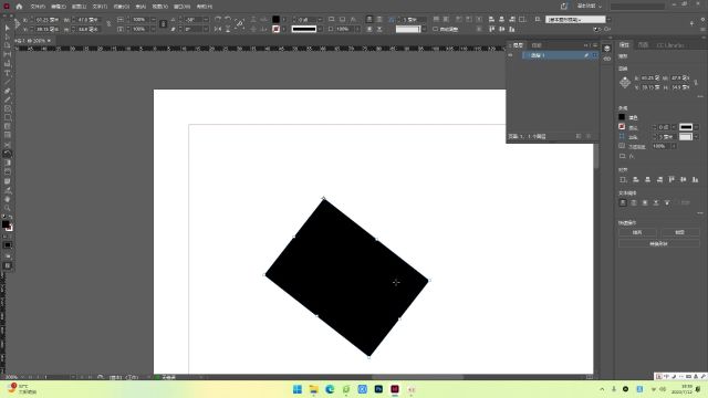 Indesign2023中的旋转工具的使用