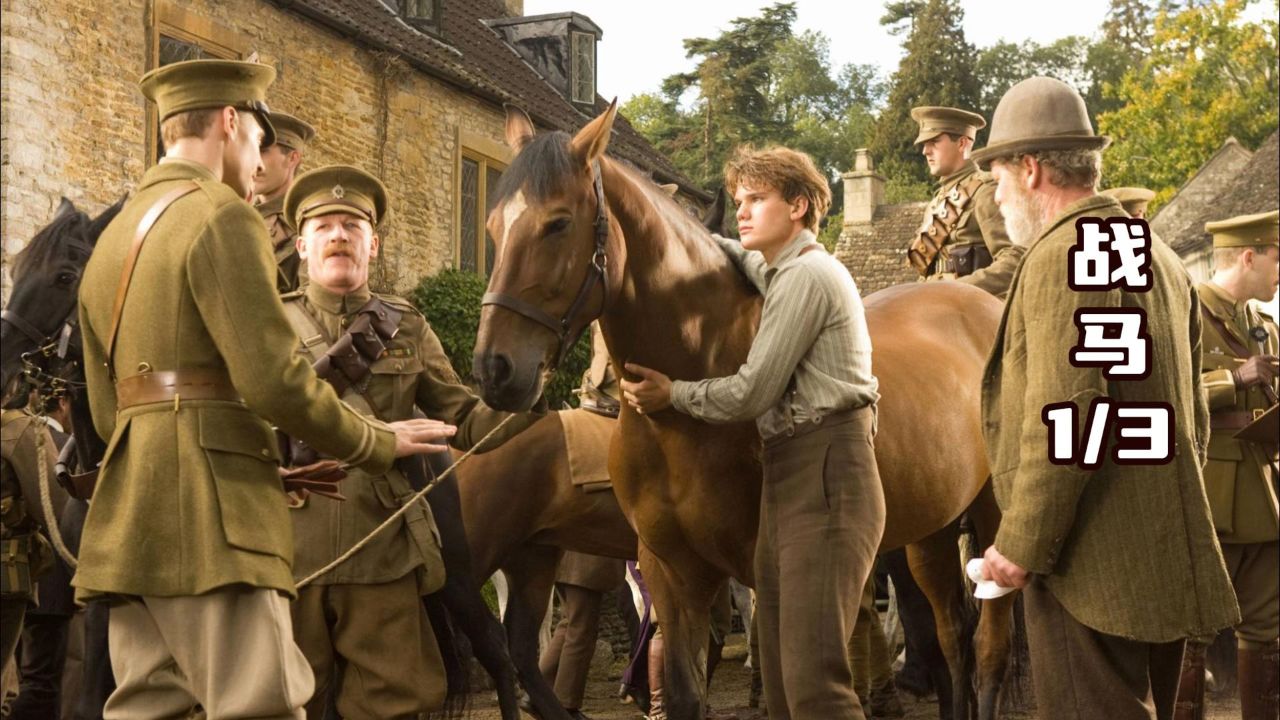 1/3剧情战争片战马一战电影解说推荐