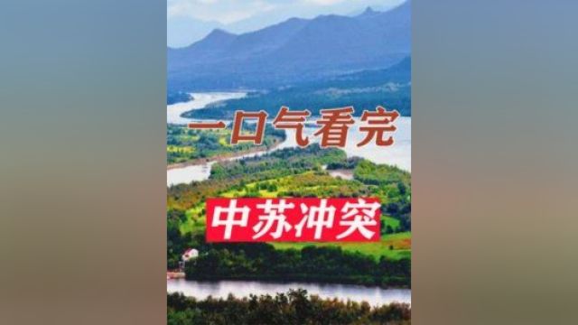 一口气看完中苏中突:珍宝岛自卫反击战#历史