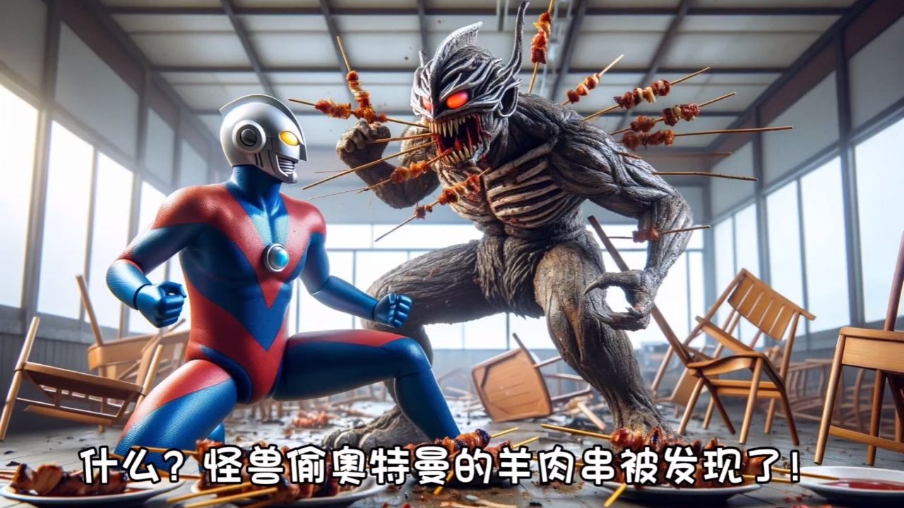 奥特曼和大怪兽决斗