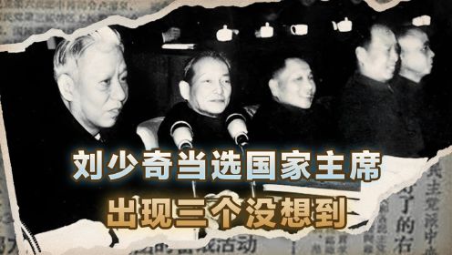 1959年刘少奇当选国家主席，出现“三个没想到”，多年后揭晓真相 #历史 #近代史 #历史故事