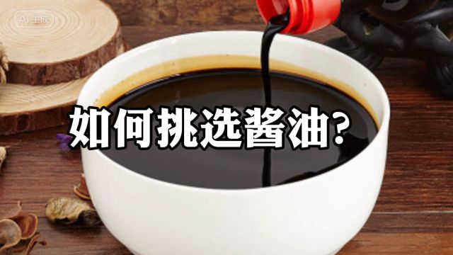 如何挑选酱油?