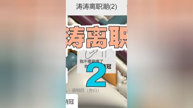 涛涛离职潮最终版 第2集