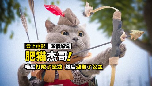 喵星人被公主拯救,为了报恩,居然打败了恶龙,萌宠搞笑!