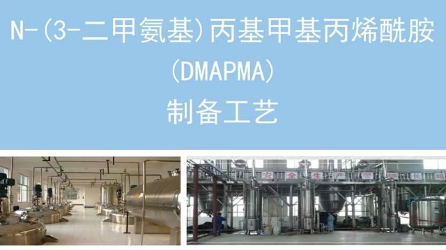 成果推荐丨N(3二甲氨基)丙基甲基丙烯酰胺(DMAPMA)制备技术,前景广阔