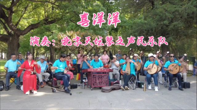 经典歌曲《喜洋洋》,北京天坛琴之声民乐队演奏,喜庆好听