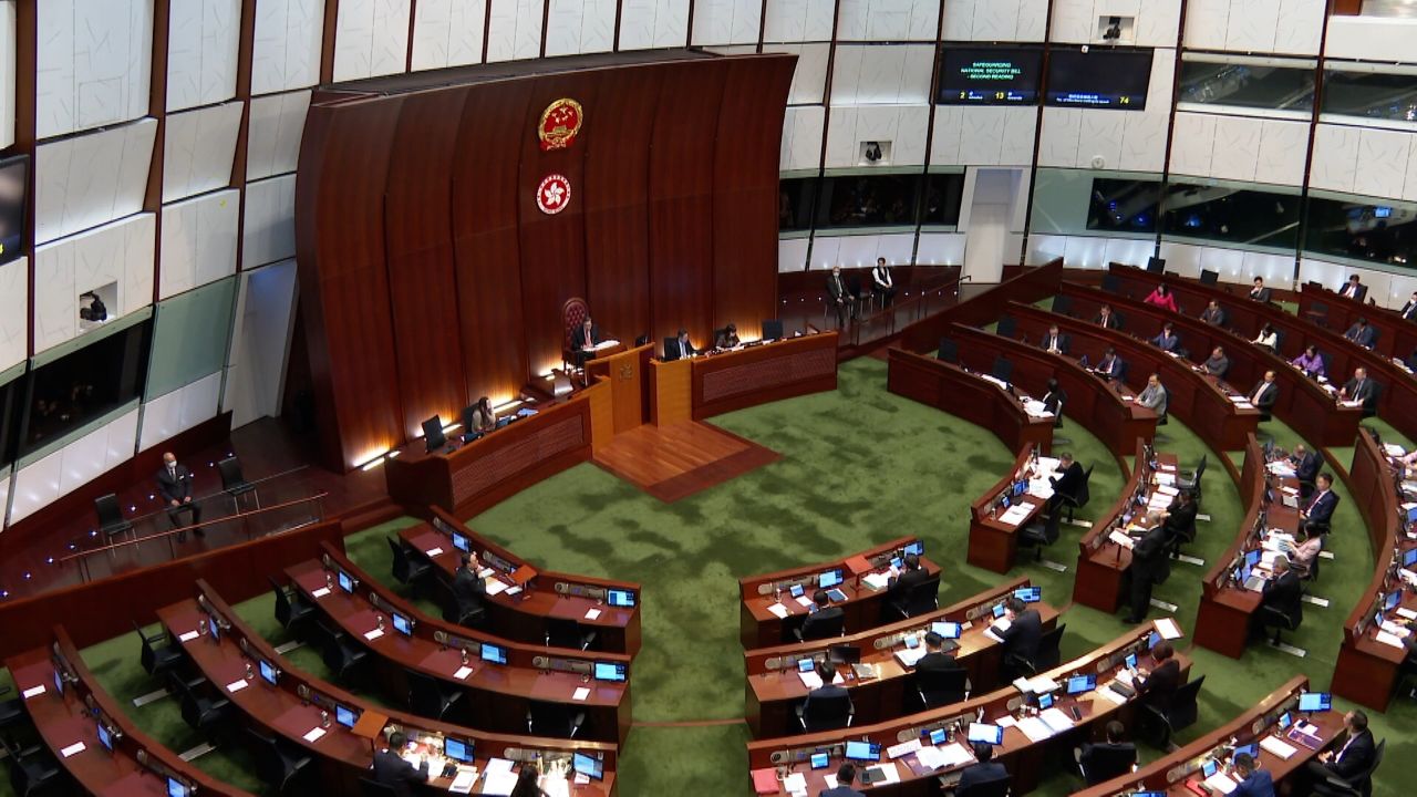 香港立法会全票通过《维护国家安全条例》
