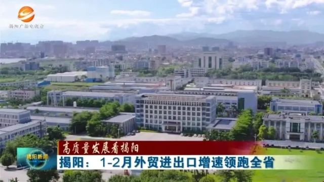 揭阳:12月外贸进出口增速领跑全省