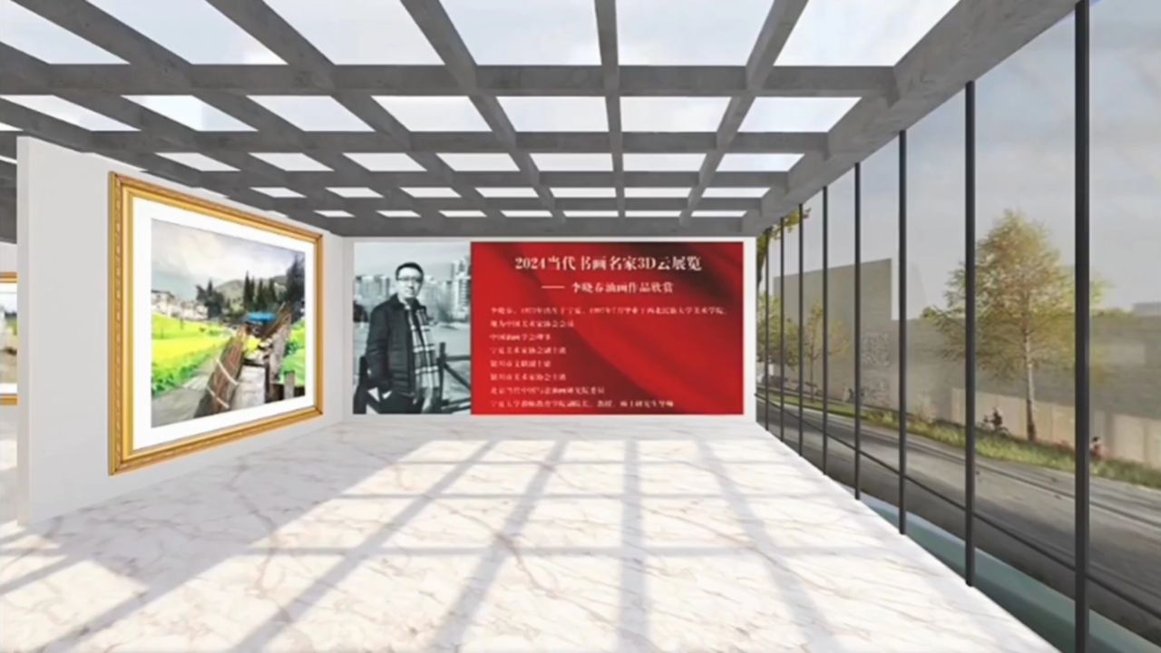 2024当代书画名家3d云展览——李晓春油画作品欣赏