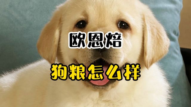 欧恩焙狗粮怎么样?