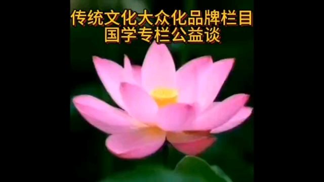 国学专栏公益谈 系列鉴赏阅谈录《弟子规》GD031期总第329期