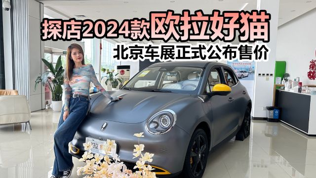 探店体验2024款欧拉好猫,北京车展正式公布售价!