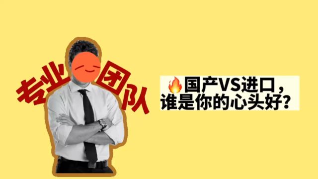 国产VS进口,谁是你的心头好?