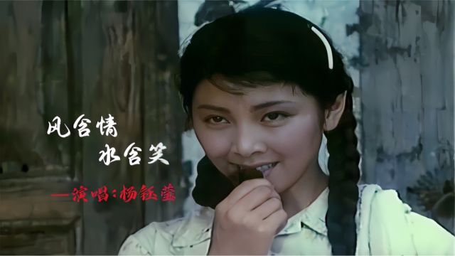 经典老歌《风含情水含笑》,杨钰莹成名曲,甜美的歌声让人沉醉