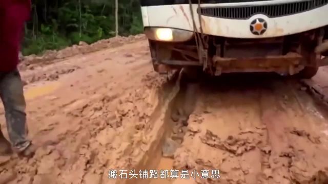 巴西丛林的致命道路,巴士司机硬闯亚马逊雨林,乘客却在睡大觉