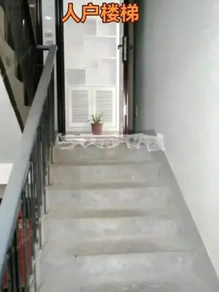 环境学 入户门对下楼梯.