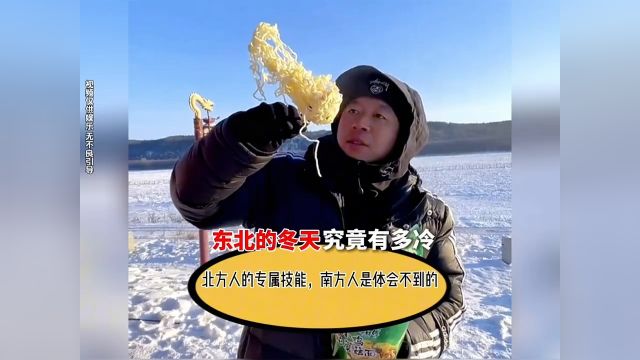 东北的冬天究竟有多冷?北方人的专属技能,南方人是体会不到的…