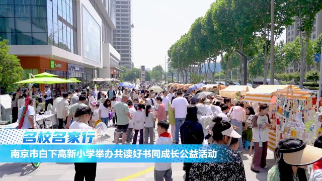 南京市白下高新小学举办共读好书同成长公益活动