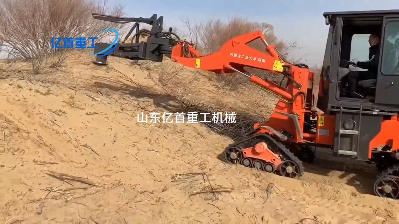 收割机拖拉机等重型机械改装防陷履带轮,泥地湿地沙漠地作业,通过性能