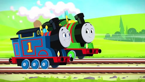 儿童动画:托马斯小火车运送奇怪的货物,这是恐龙?打开后惊讶了