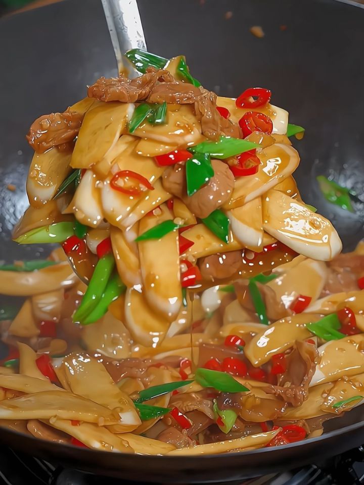 这样做的茭白炒肉鲜香脆嫩,非常下饭#下饭菜#家常菜