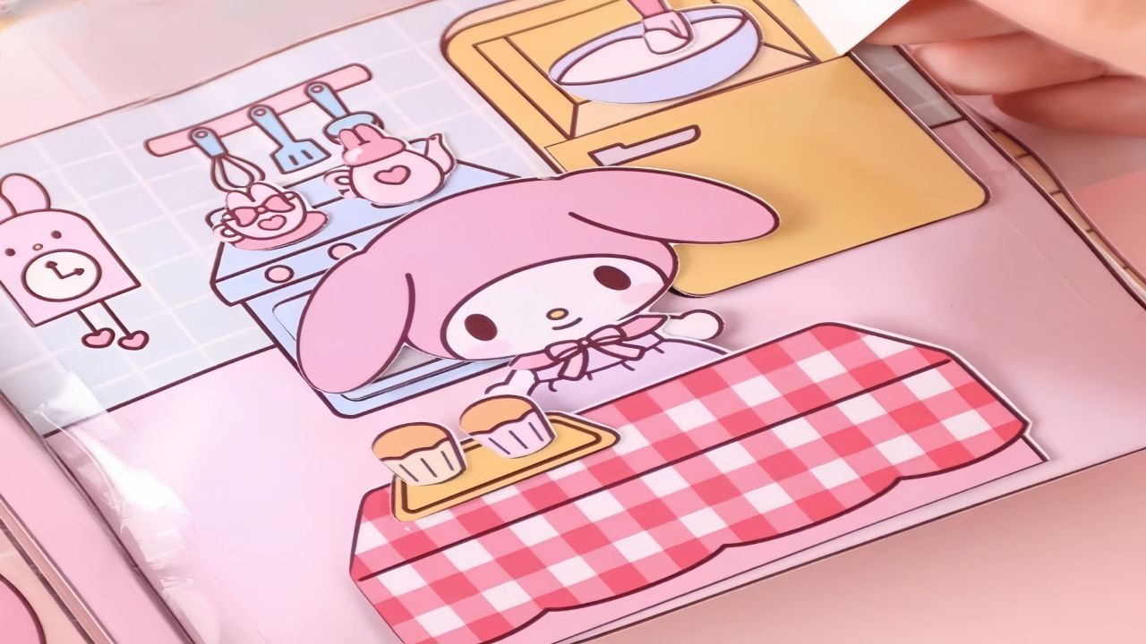 安静书 三丽鸥 美乐蒂 立体书 声控 白噪音 沉浸式 asmr