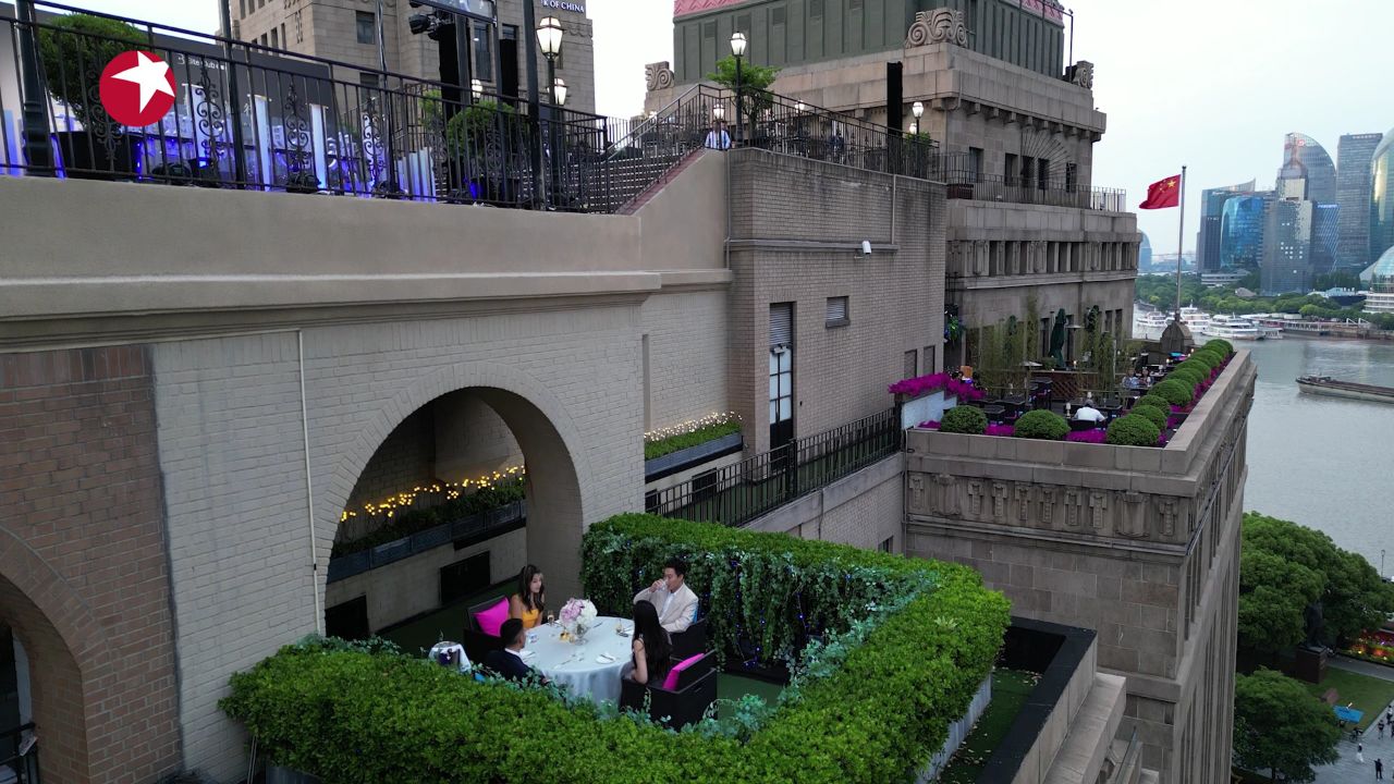 和平饭店露台下午茶图片