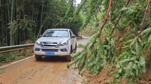 福建顺昌:山体滑坡一度致交通中断,道路已实现双向贯通