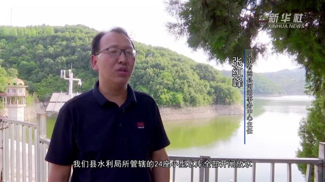 河南嵩县:应对高温 全力抗旱保夏种