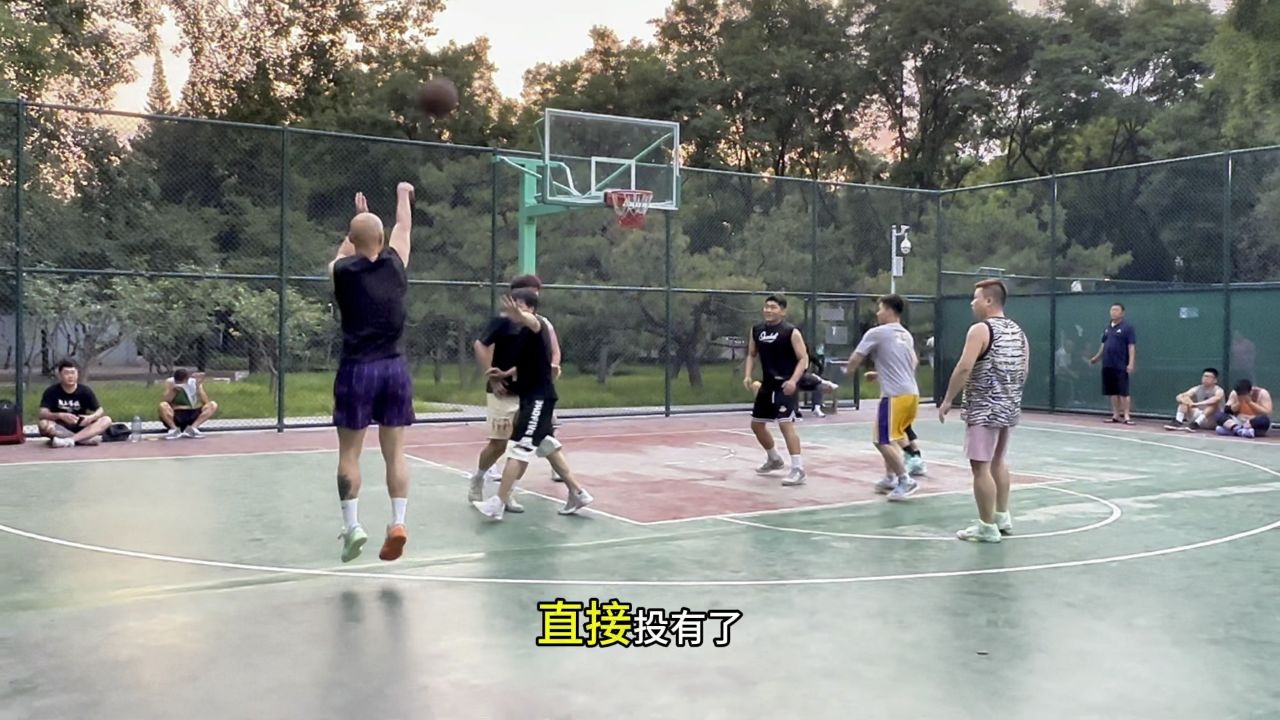 野球场什么样的选手最难防?#野球场 #篮球日记 #实战篮球