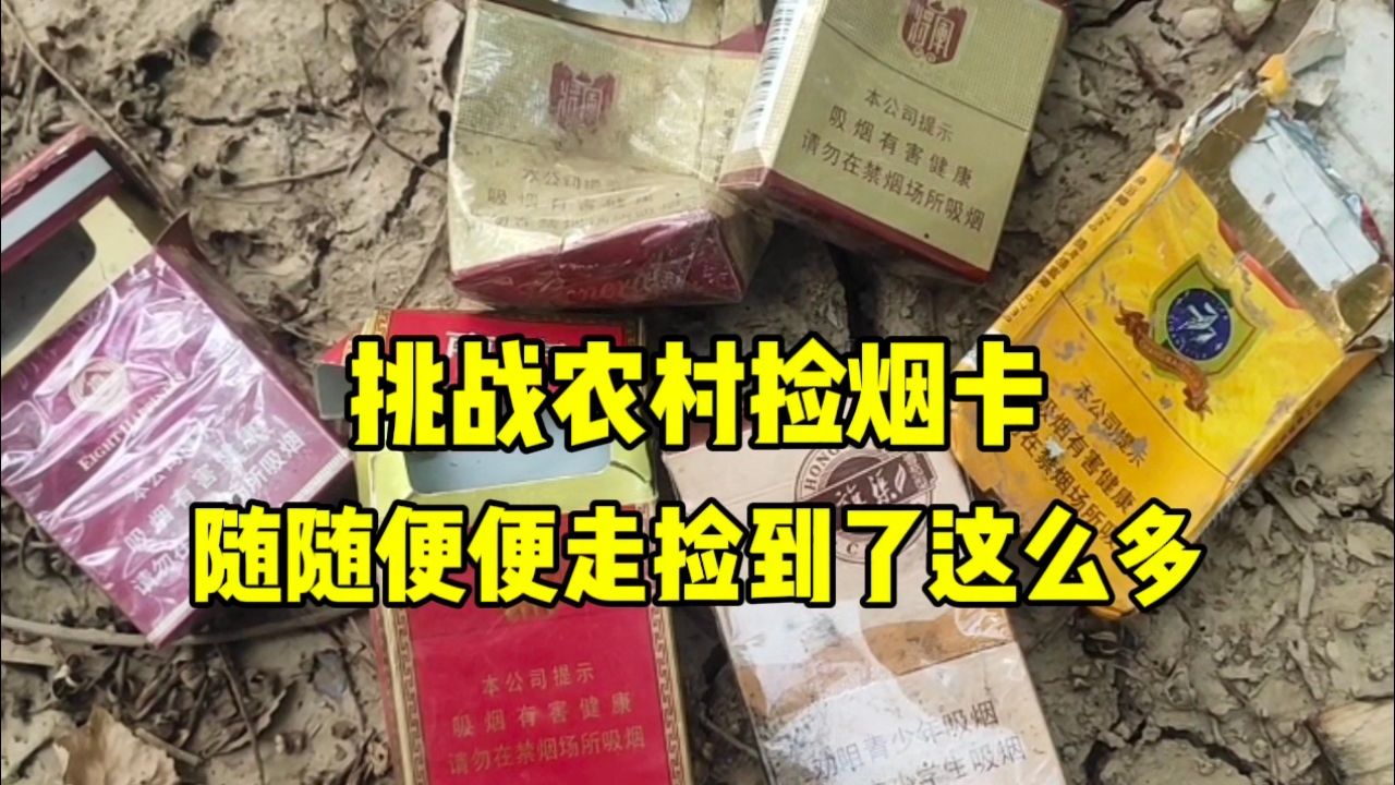 挑战出门捡烟卡,真的没想到随随便便就捡到了这么多!_高清1080P在线观看平台_腾讯视频