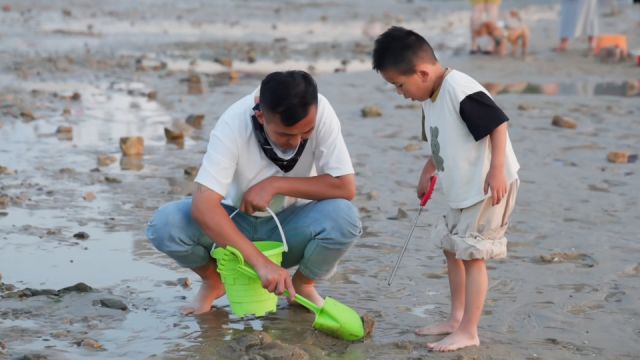 夏天来威海,赶海拾贝趣味多!