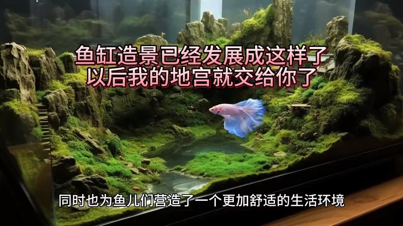 鱼缸造景发展到这个阶段