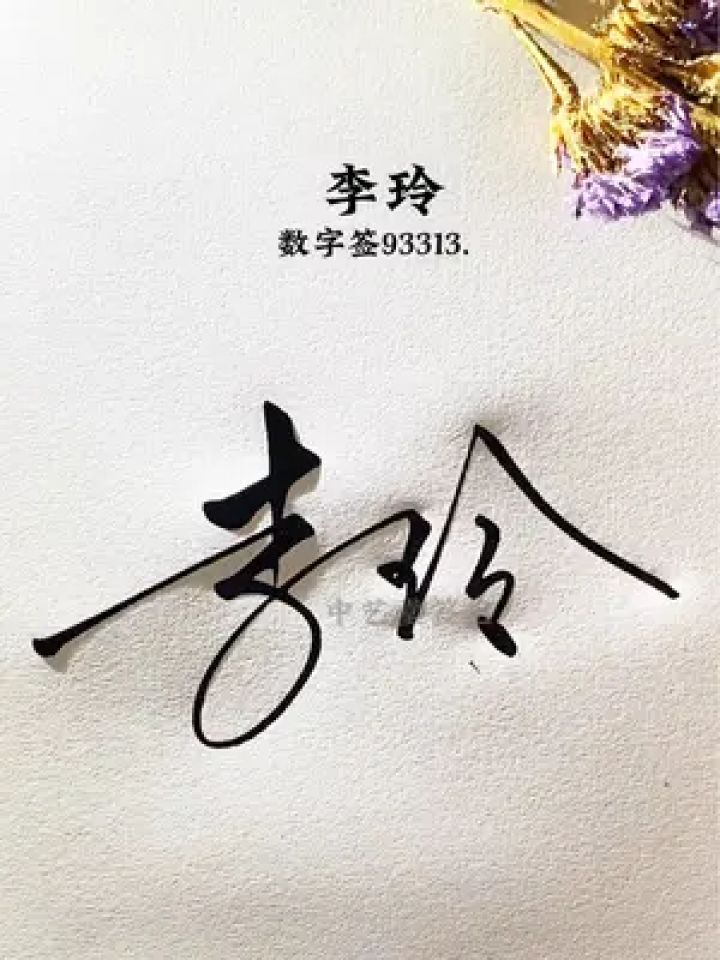 签名就用简单易懂又漂亮的方式来表达李玲,用数字93313.去理解观察很容易就可以学会了,简洁大气又好看的签名设计_高清1080P在线观看平台_腾讯视频