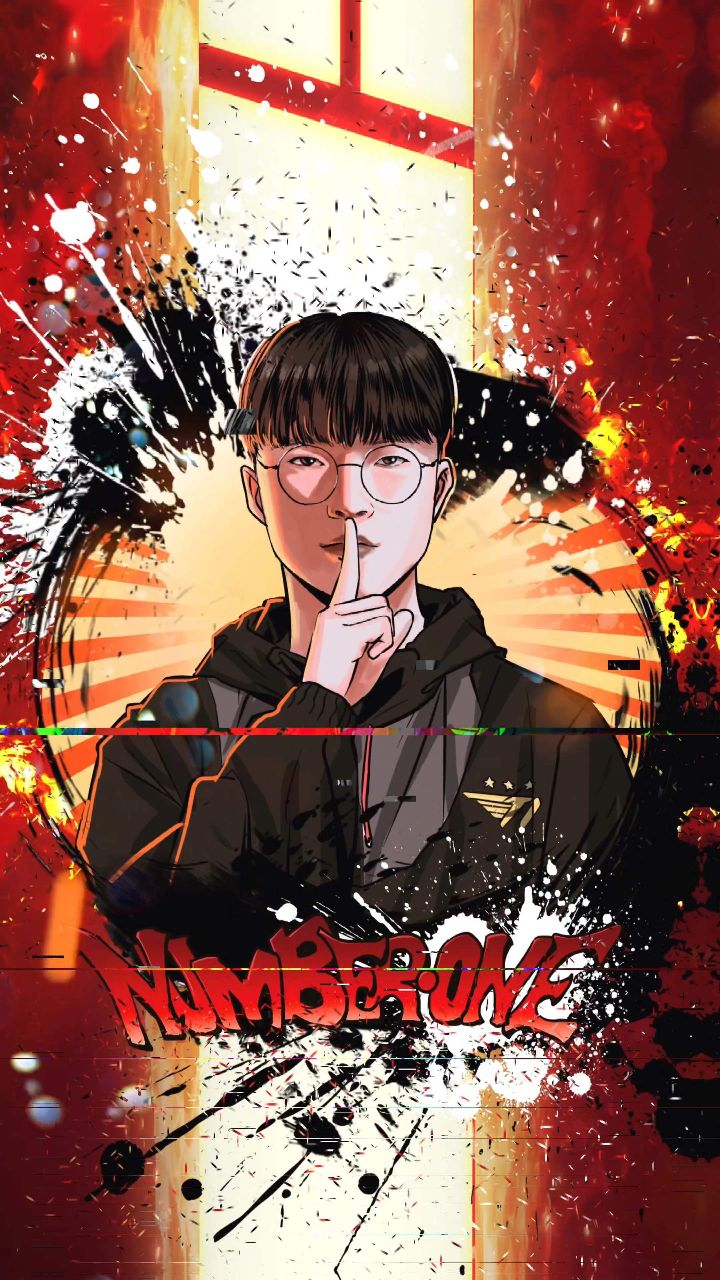 头像设计之五冠王faker大魔王#画画 #faker五冠王 #faker