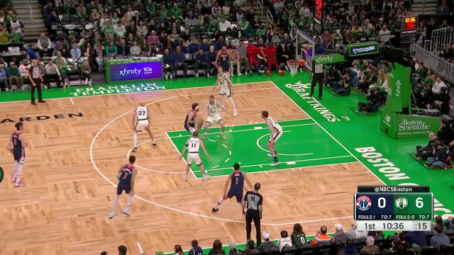 奇才122-132凯尔特人 普理查德38+12助生涯新高绿军常规赛横扫奇才完美收官