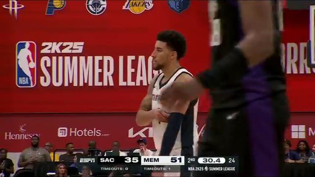 NBA夏季联赛：国王vs灰熊英文原声全场回放