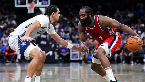 《NBA全场集锦》【球星】哈登vs魔术集锦 全场20+5+7抢断送关键防守