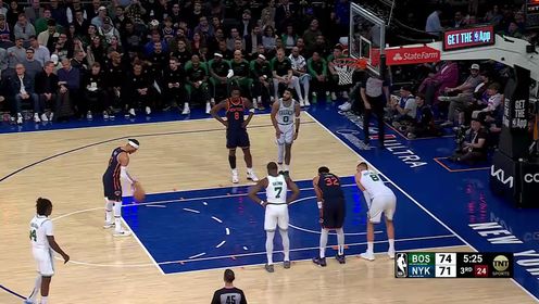 《NBA全场集锦》【回放】NBA常规赛：凯尔特人vs尼克斯第3节中文解说回放