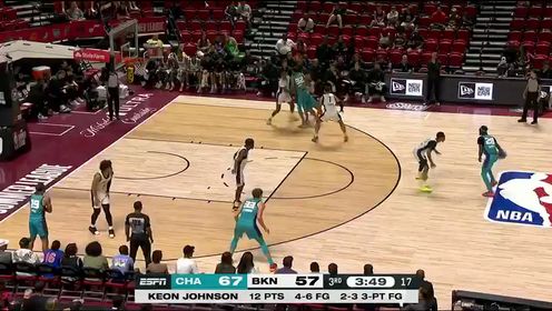 《布鲁克林篮网》【回放】NBA夏季联赛：黄蜂vs篮网第3节中文解说回放