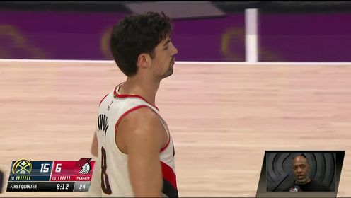 《波特兰开拓者》【回放】NBA常规赛：掘金vs开拓者第1节中文解说回放